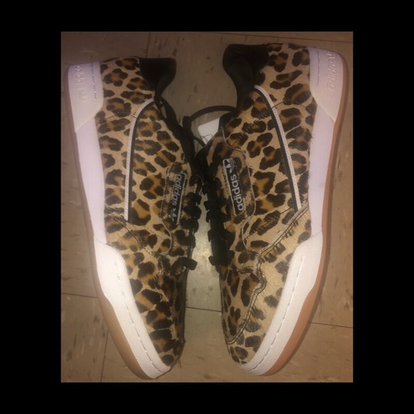 Adidas Continental Leopard Hair 10 & 10 1/2 - Picture 3 of 5